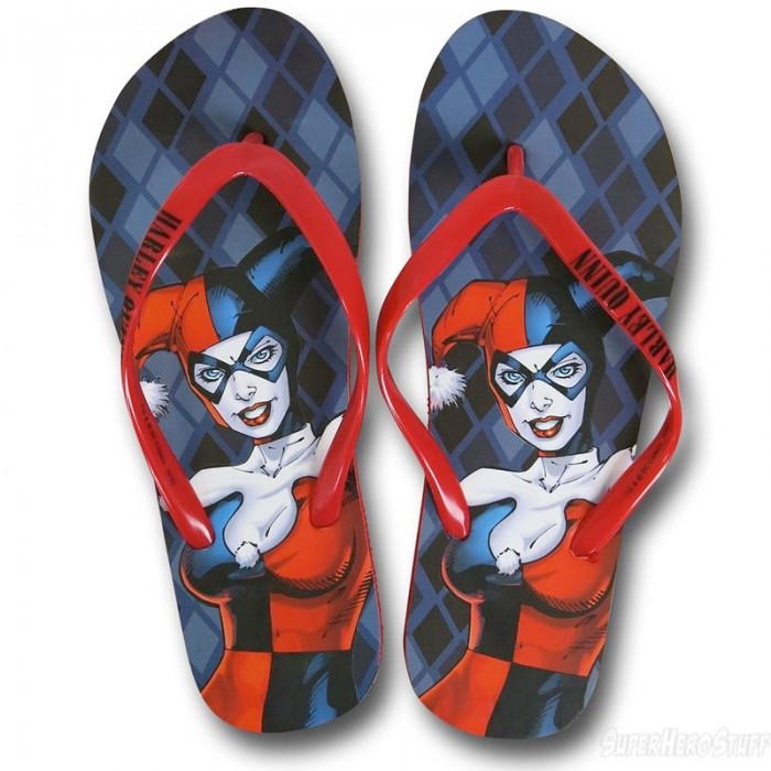 harleyquinn-flipflops