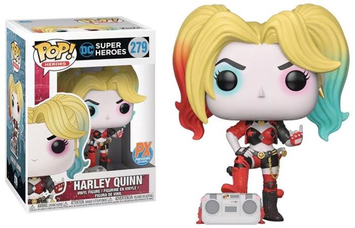 Harley Quinn Funko POP with Boombox