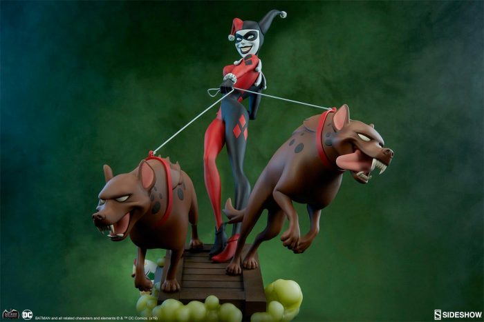 Harley Quinn and Hyenas Statue