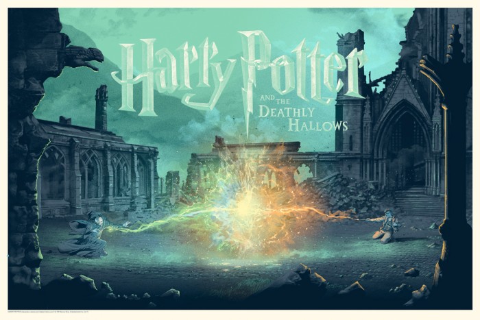 Stan & Vince - Dark Hall Mansion Harry Potter and the Deathly Hallows Print