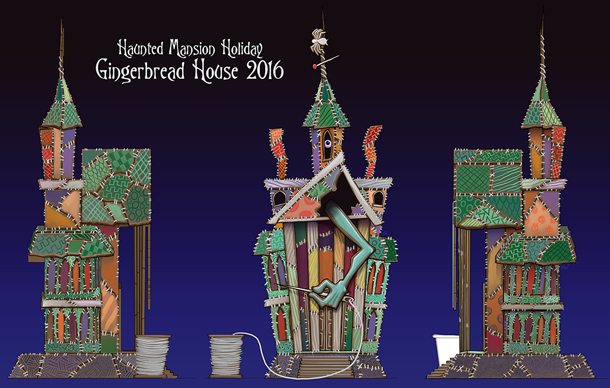 haunted mansion holiday gingerbread house