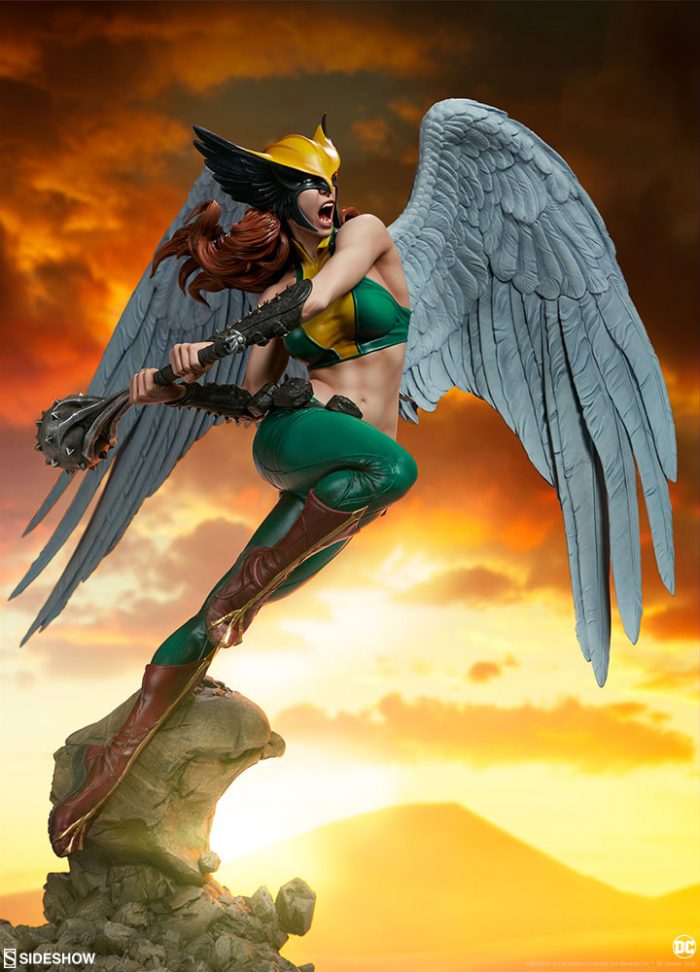 Hawkgirl Statue