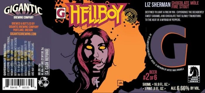Hellboy Beers - Liz Sherman