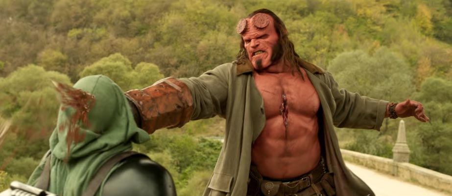 ‘Hellboy’ R-Rated Sizzle Reel Reveals Blood, Gore, Profanity and