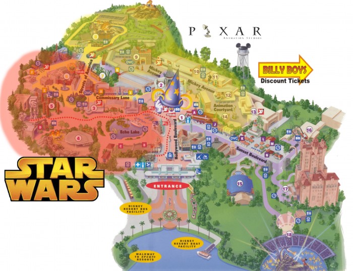 Rumored Disney Hollywood Studios Changes Map