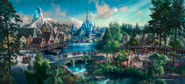 hong kong disneyland frozen