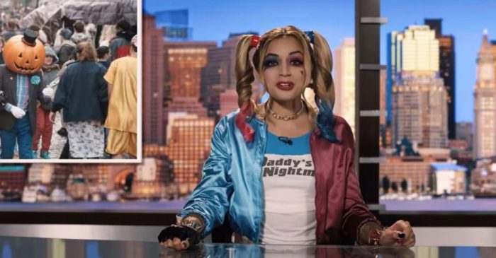 Hubie Halloween - Harley Quinn News Anchor