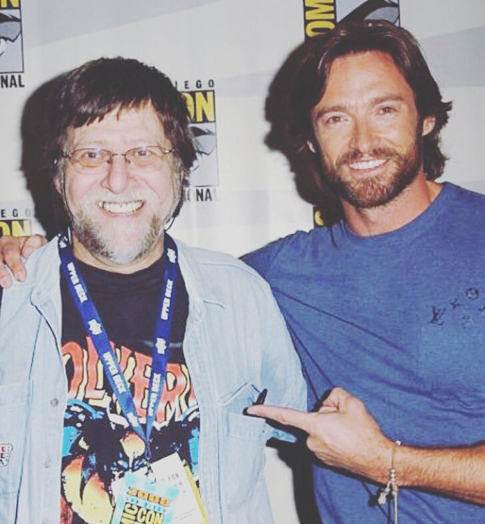 Hugh Jackman and Len Wein