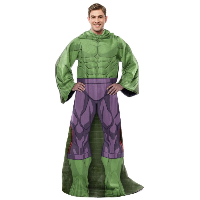 Hulk Adult Costume Blanket with Sleeves