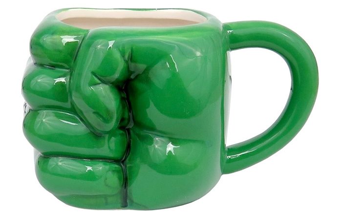 Hulk Fist Sculpted Mug