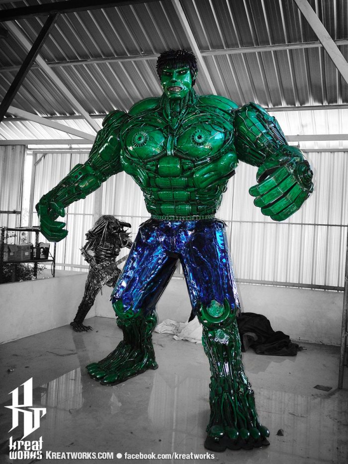 Hulk Sculpture