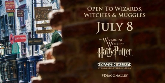 Harry potter Diagon alley opening date