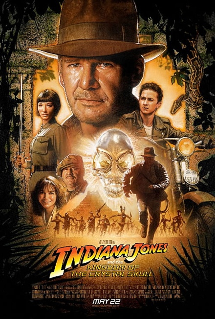 Indiana Jones and the Kingdom of the Crystal Skull Movie Poster