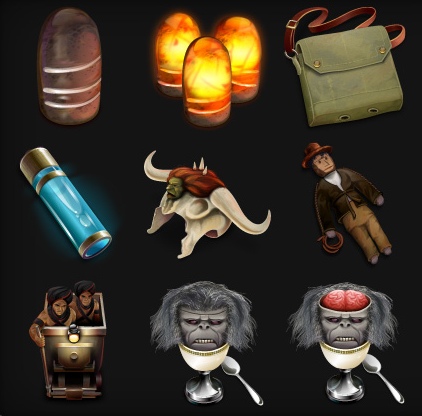 Temple of Doom Icon Set