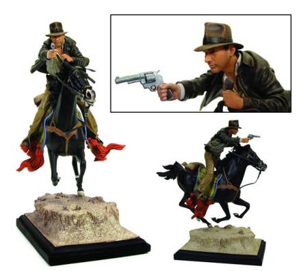 Indiana Jones on Horse Statue