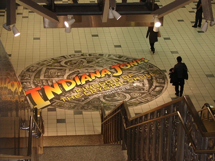 Indiana Jones in Universal City Metro Station