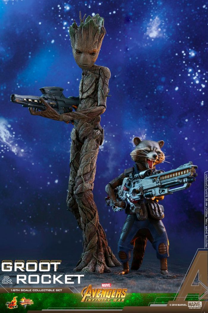 Avengers Infinity War - Hot Toys - Rocket and Groot