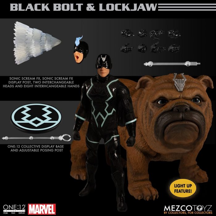 Inhumans - Black Bolt and Lockjaw One:12 Collective Figure