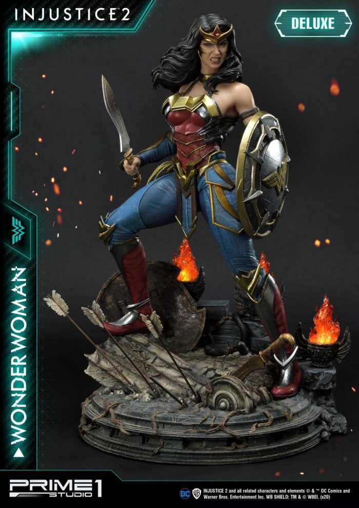 Injustce 2 - Wonder Woman Statue