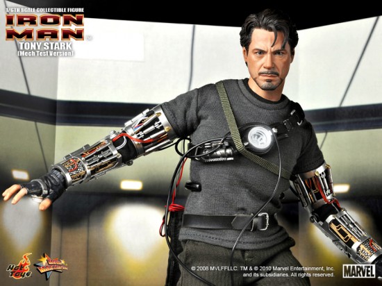 IRON MAN - 12" Tony Stark collectible figure (Mech Test Version)