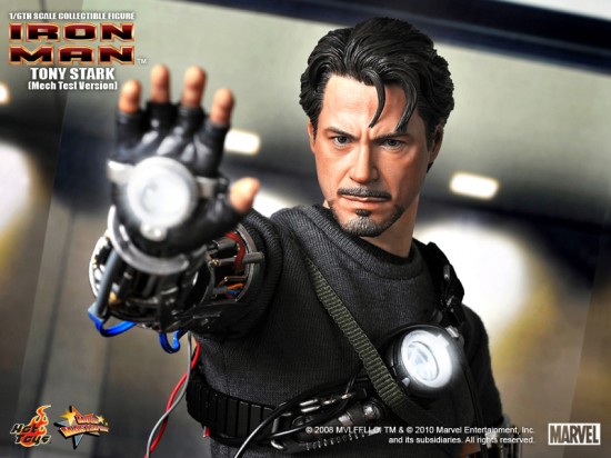 IRON MAN - 12" Tony Stark collectible figure (Mech Test Version)