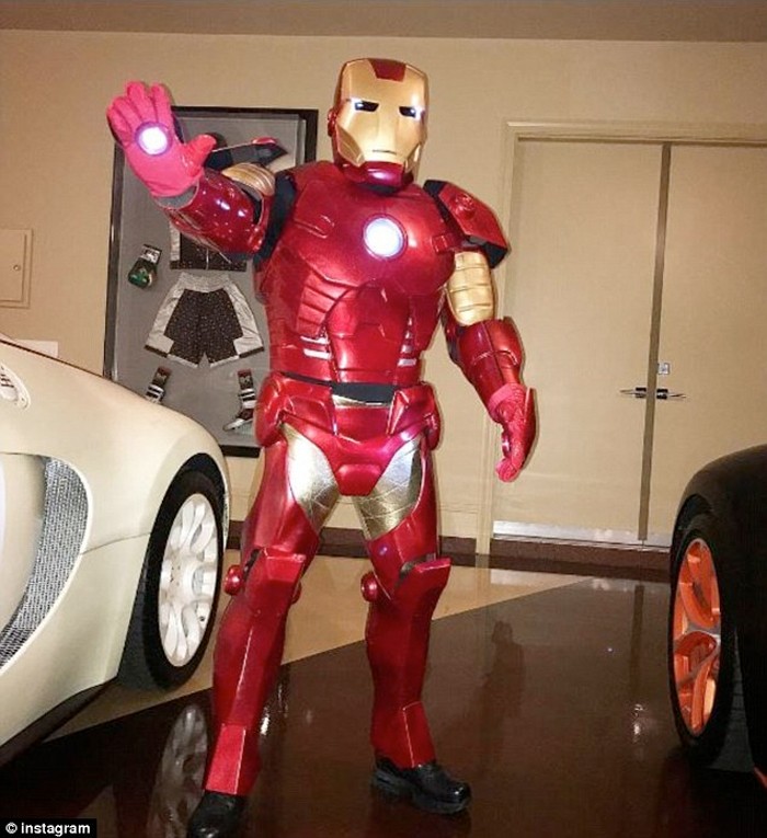Floyd Mayweather as Iron Man