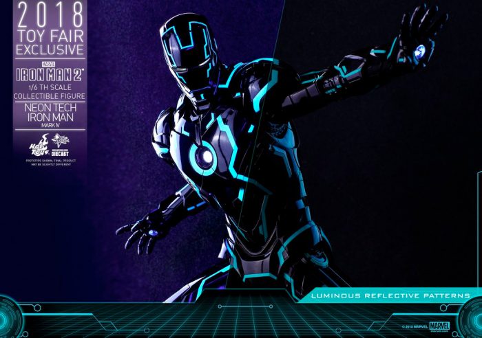 Neon Tech Iron Man Figure - Hot Toys