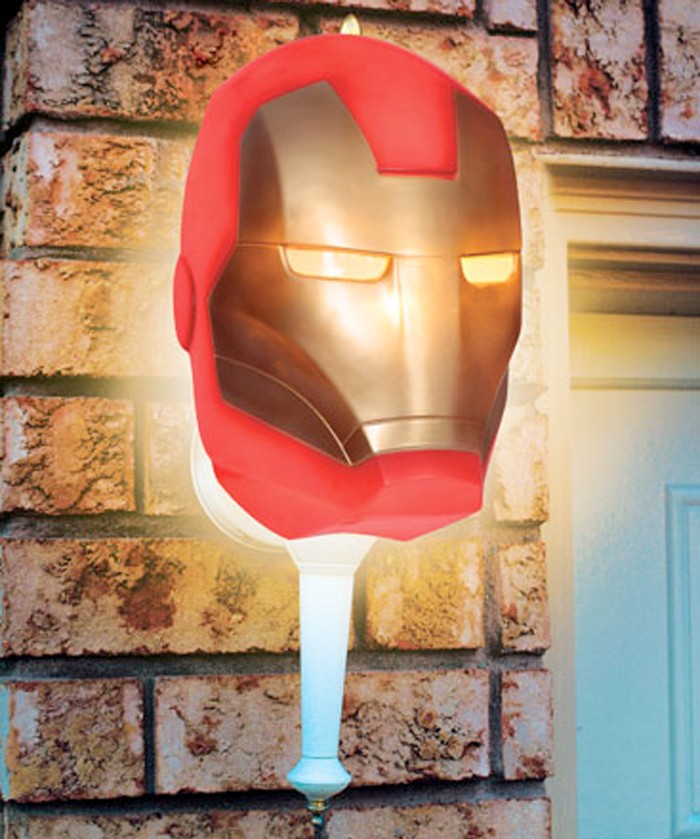 Iron Man Porch Light Cover