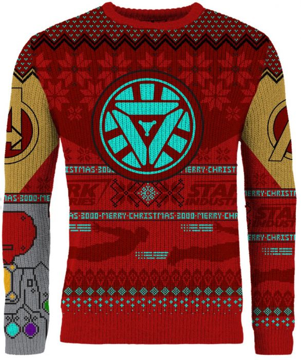 Iron Man Ugly Christmas Sweater