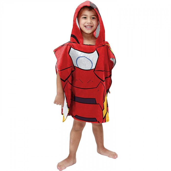 Iron Man Youth Hooded Towel Poncho