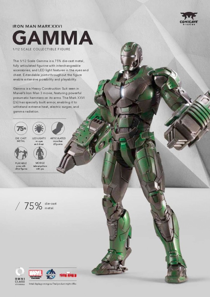 Iron Man 3 Gamma Armor Figure