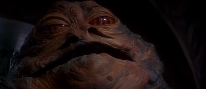 Jabba the Hutt puppet