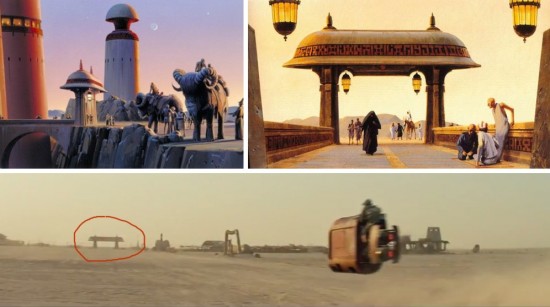 Jabba's Palace Gate in Force Awakens