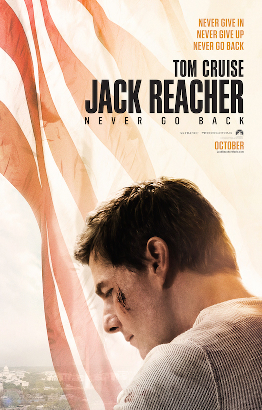jack reacher never go back poster