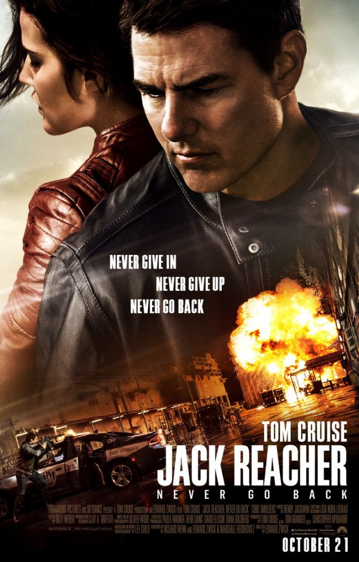 jack reacher never go back poster