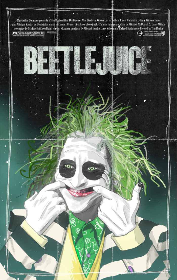 Joker as Beetlejuice