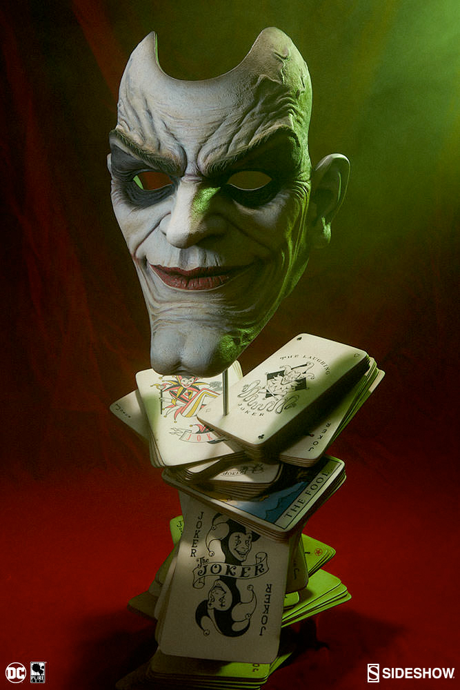 The Joker Face of Insanity Statue