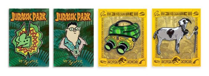 Mondo Jurassic Park Enamel Pins