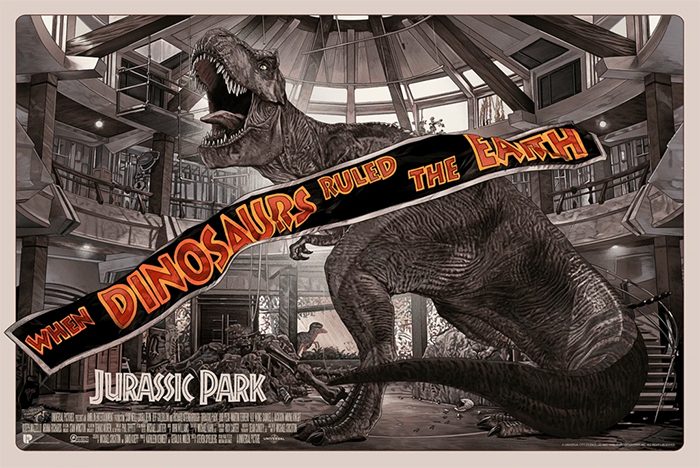 Jurassic Park Poster by Juan Carlos Ruiz Burgos