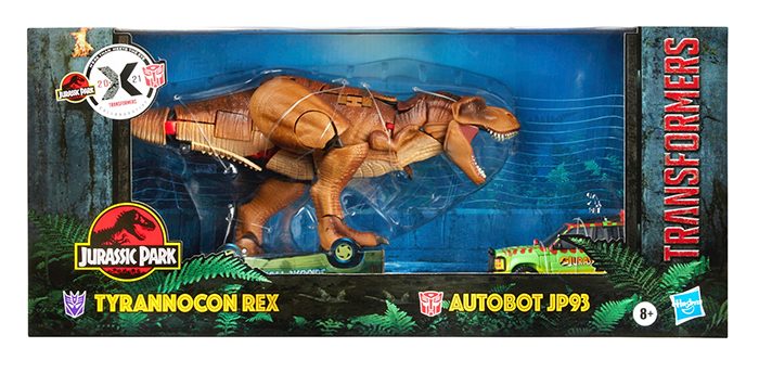 Transformers Jurassic Park Crossover Toys