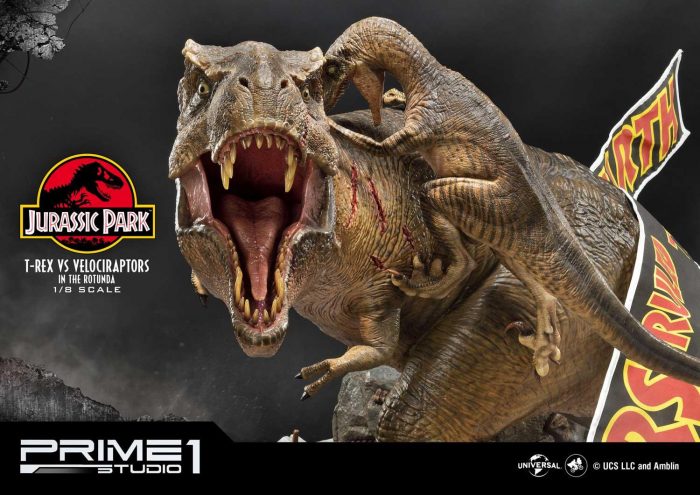 Jurassic Park Tyrannosaurus Rex Statue