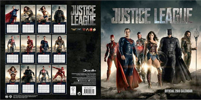 Justice League Calendar