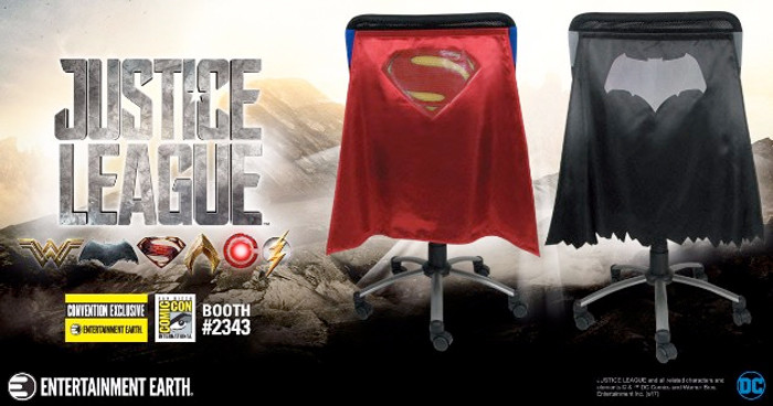 Batman and Superman Chair Capes