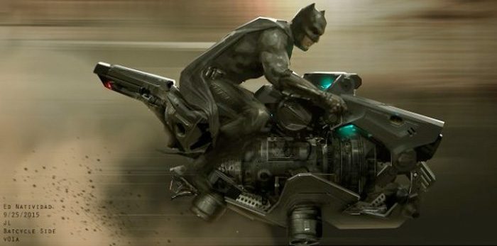 Justice League Concept Art - Batcycle