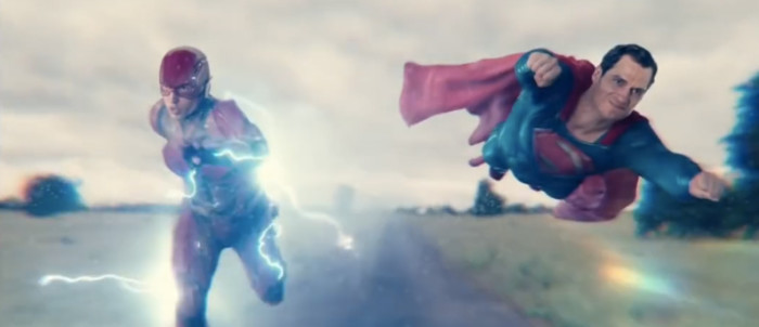 Justice League - The Flash and Superman Race