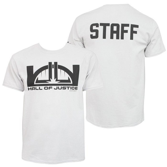 Justice League - Hall of Justice Staff Shirt