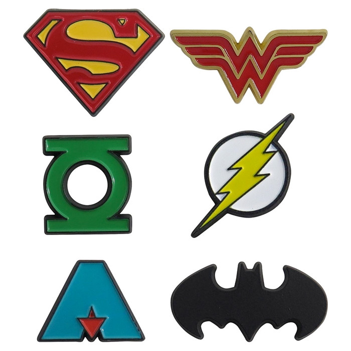 Justice League Lapel Pin Box Set