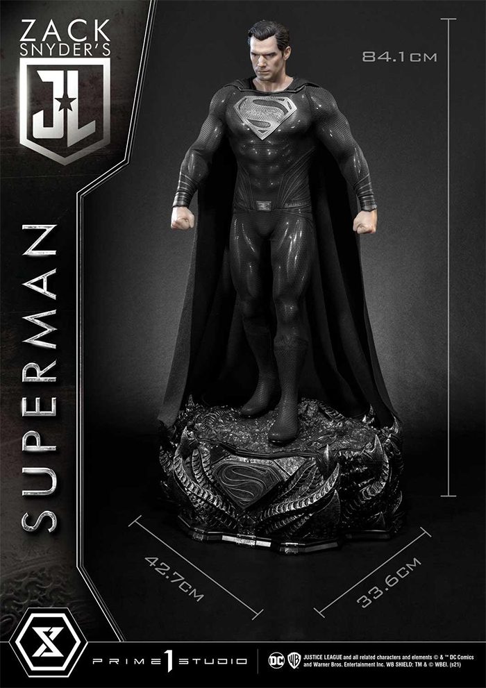 Zack Snyder's Justice League - Black Suit Superman Statue