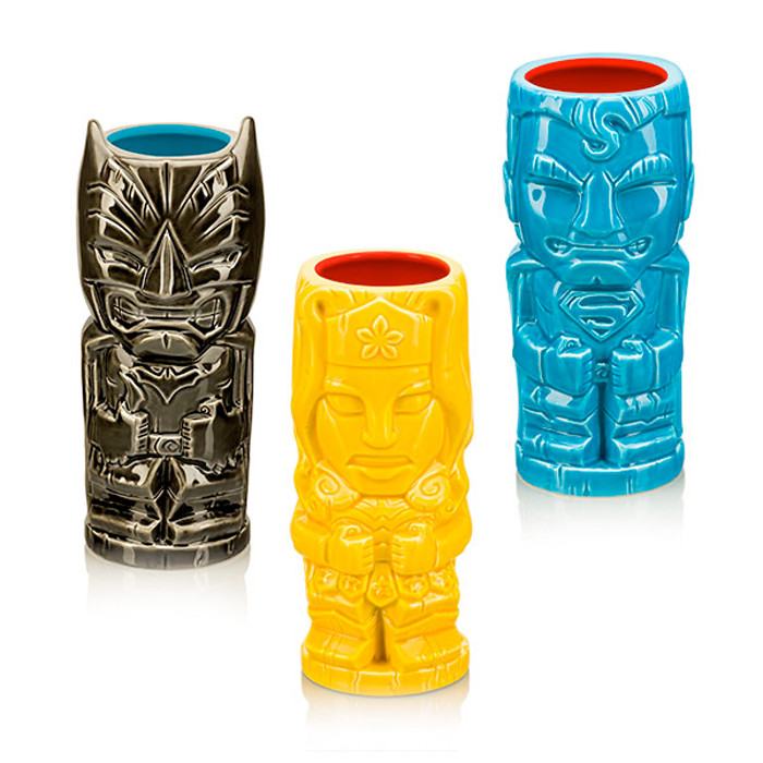 Justice League Tiki Mugs