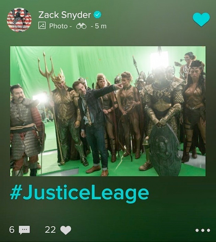 Justice League Set Photo